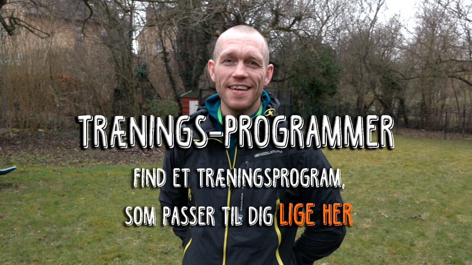 Se træningsprogrammerne